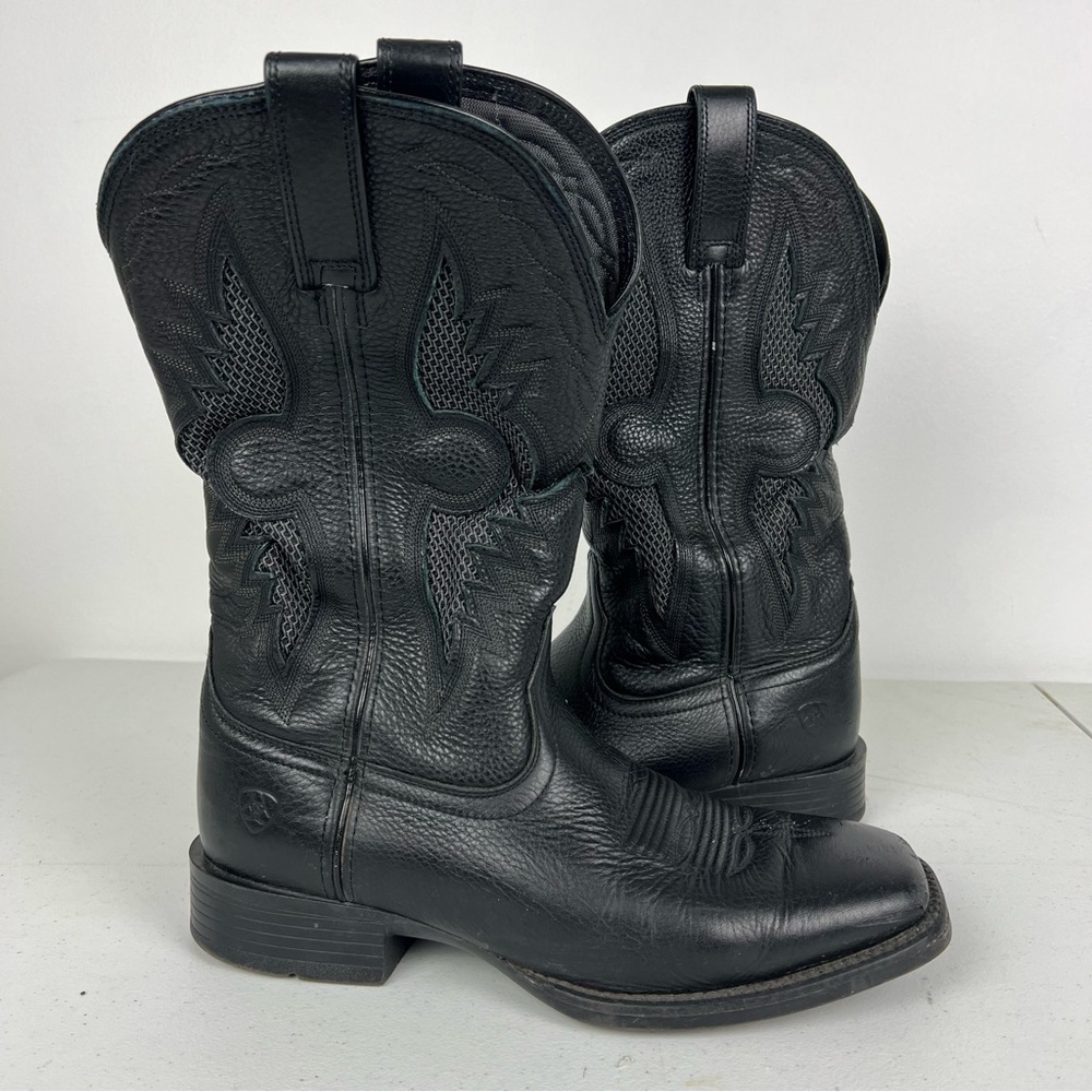 Ariat Solado VentTEK Western Performance Boots Broad Square Toe Size 10D